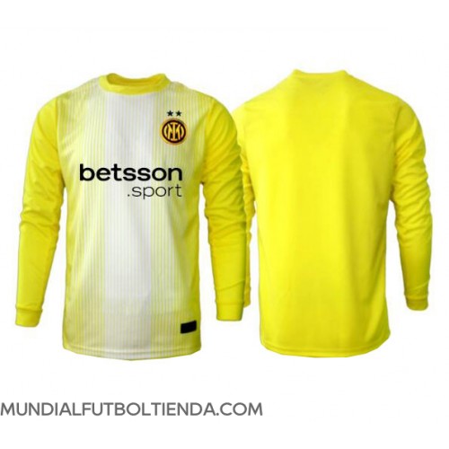 Camiseta Inter Milan Portero Segunda Equipación Replica 2025-26 mangas largas